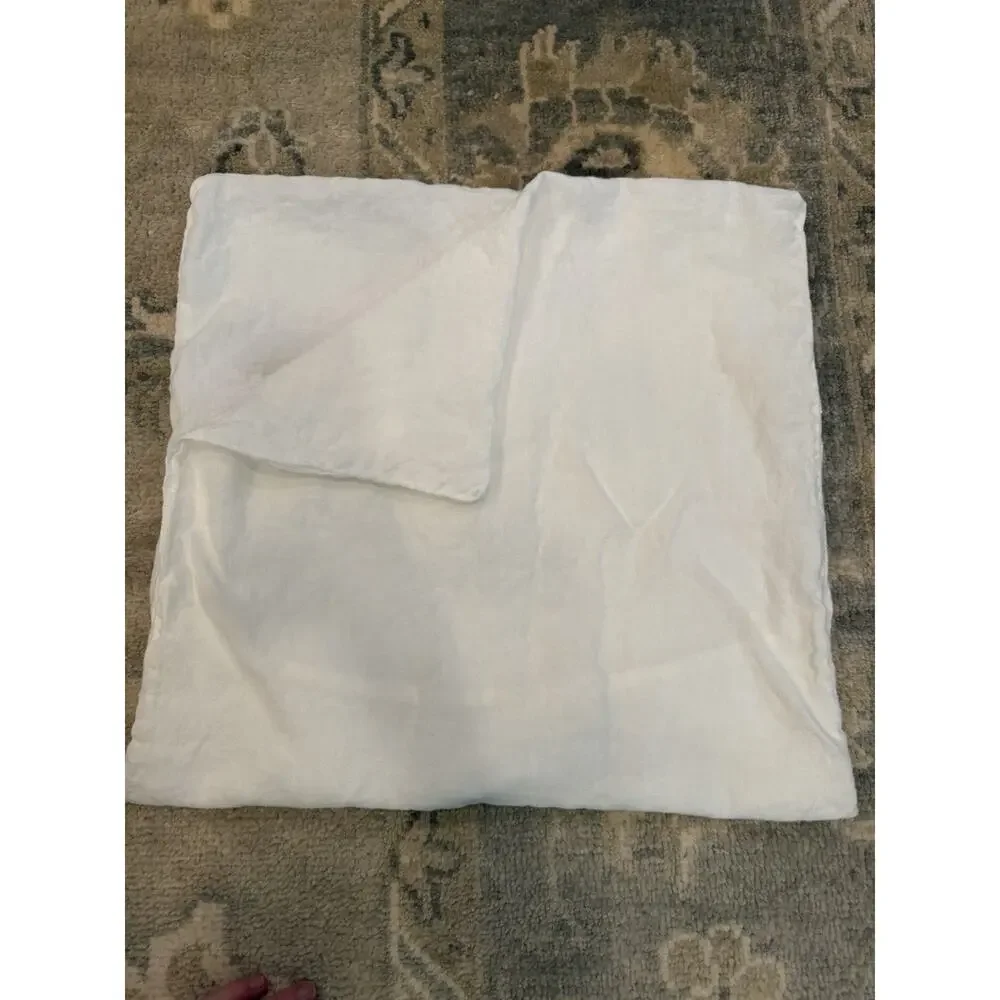 Parachute King Size 100% Linen Envelope Pillow Case White (1)